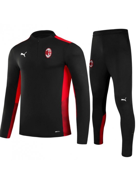 Chandal A.C. Milan 2021/2022 negro niño