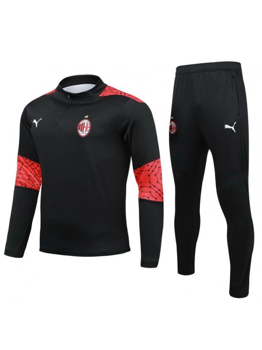Chandal A.C. Milan 2021/2022 negro niño