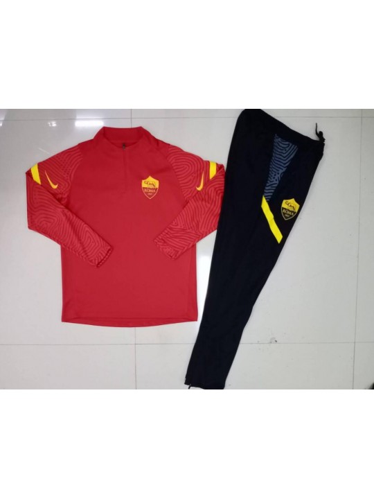 Chandal A.S. Roma 2021/2022 rojo niño