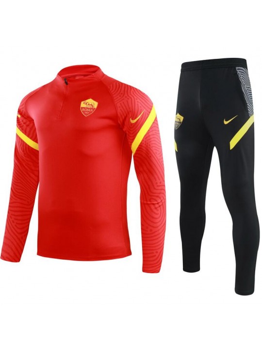 Chandal A.S. Roma 2021/2022 rojo niño