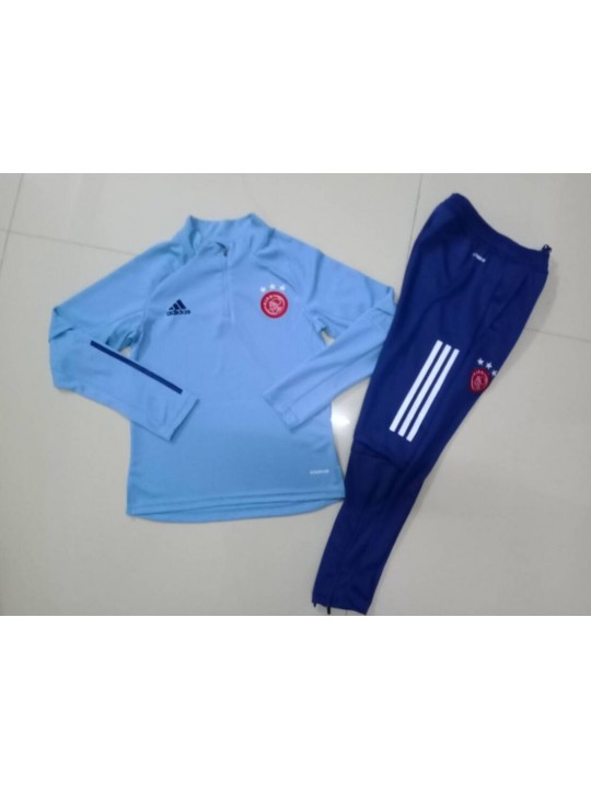 Chandal Ajax Amsterdam 2021/2022 Azul claro niño
