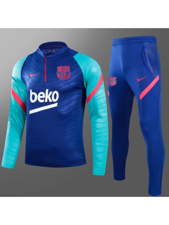 Chandal Barcelona 2021/2022 azul niño