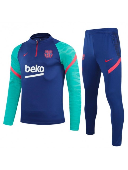 Chandal Barcelona 2021/2022 azul niño