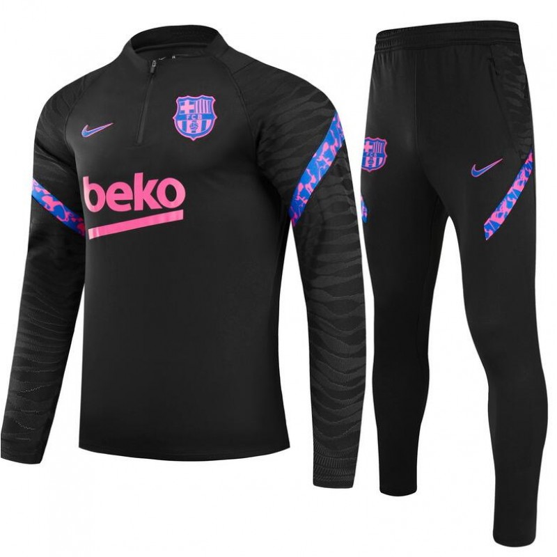 Chandal Barcelona 2021/2022 negro niño