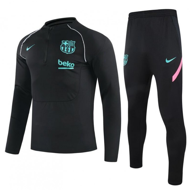 Chandal Barcelona 2021/2022 negro niño