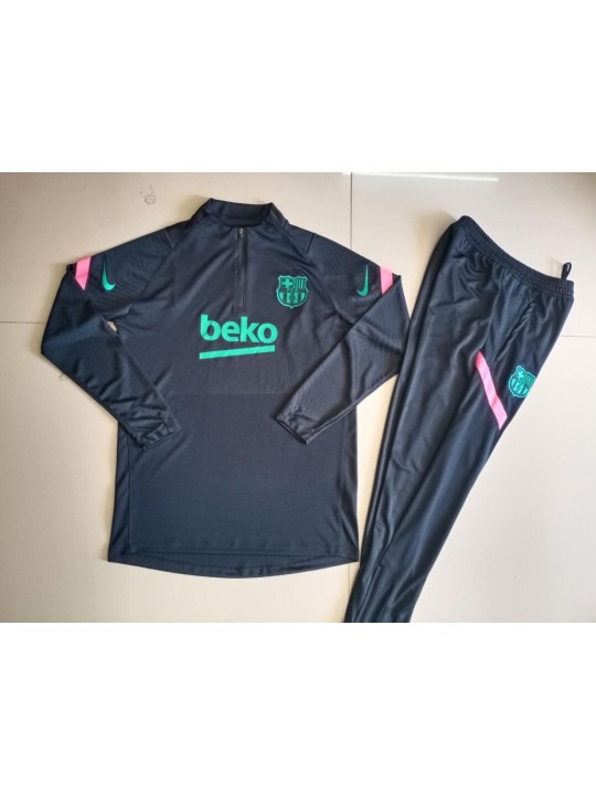 Chandal Barcelona 2021/2022 negro niño