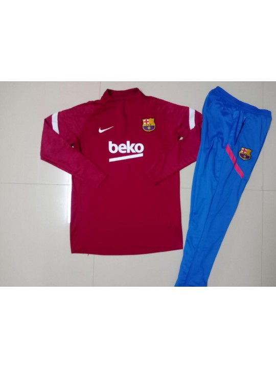 Chandal Barcelona 2021/2022 rojo niño