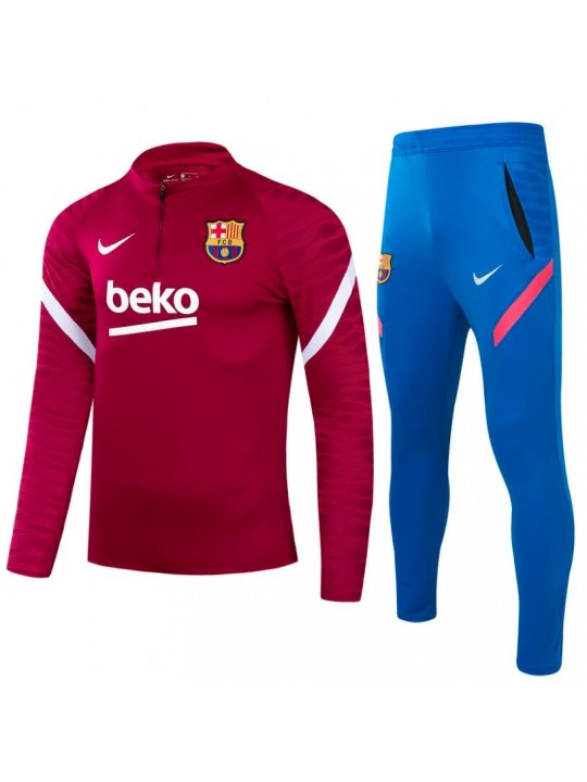 Chandal Barcelona 2021/2022 rojo niño