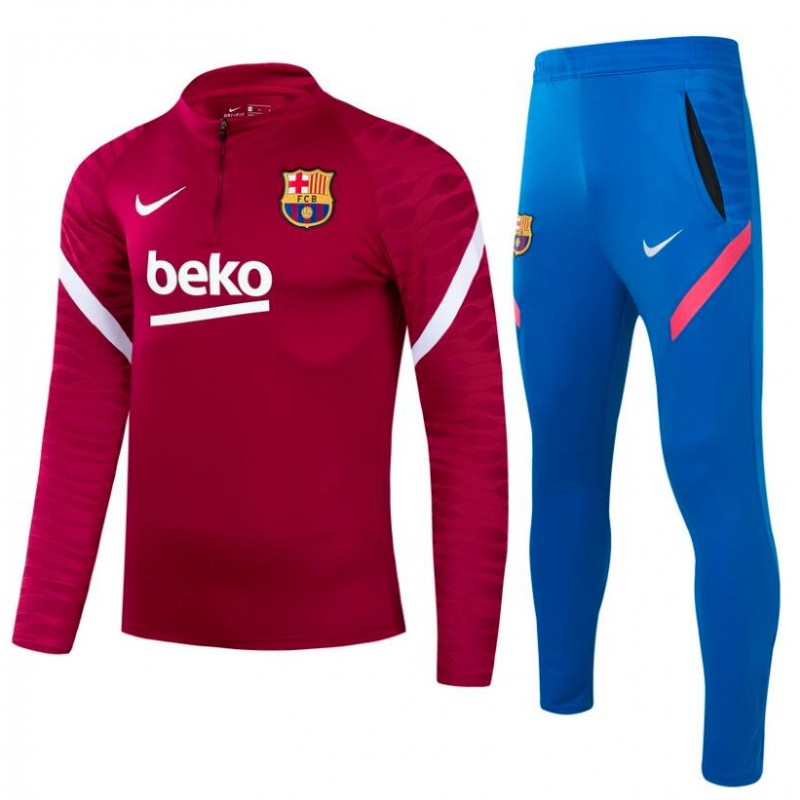 Chandal Barcelona 2021/2022 rojo niño