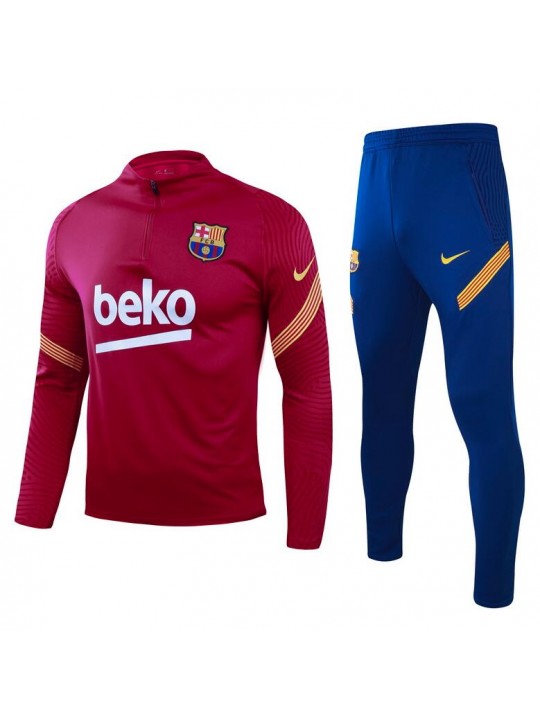 Chandal Barcelona 2021/2022 rojo niño