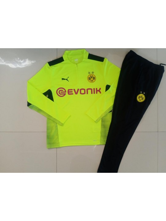 Chandal Dortmund 2021/2022 Verde fluorescente niño