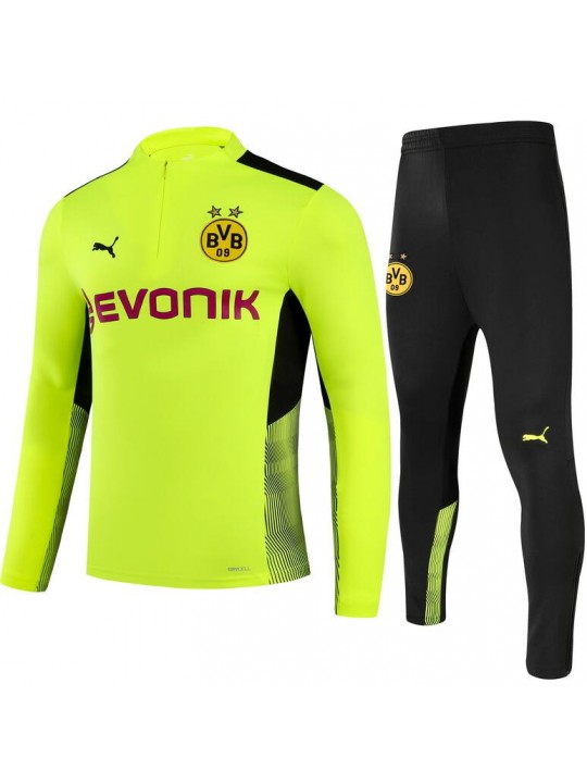 Chandal Dortmund 2021/2022 Verde fluorescente niño