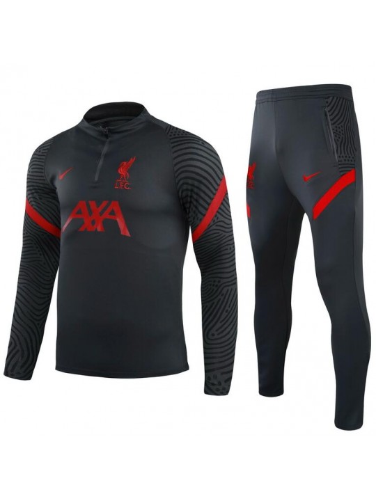 Chandal Liverpool 2021/2022 Gris negro niño