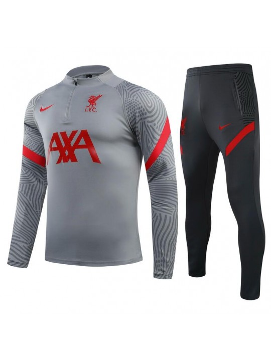 Chandal Liverpool 2021/2022 gris claro niño