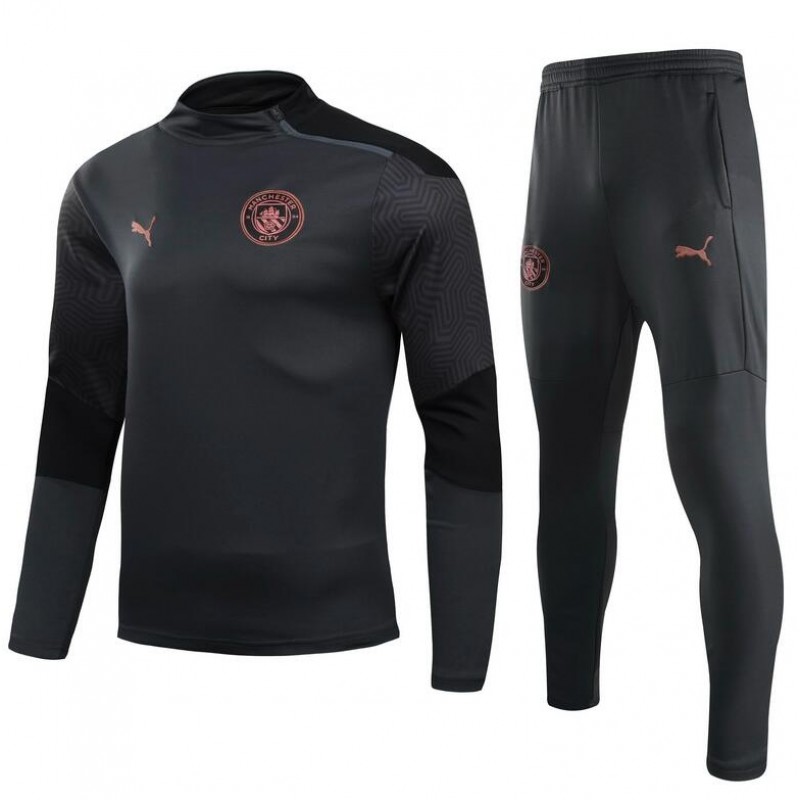 Chandal Manchester City 2021/2022 Gris negro niño