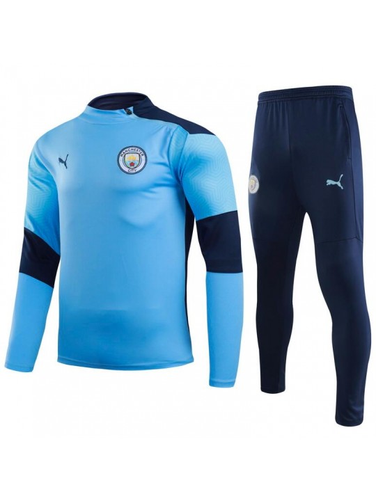 Chandal Manchester City 2021/2022 azul niño