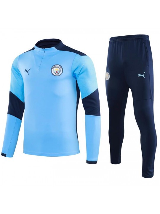 Chandal Manchester City 2021/2022 azul niño
