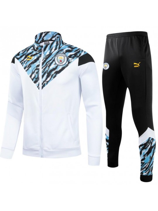 Chandal Manchester City 2021/2022 blanco Niño