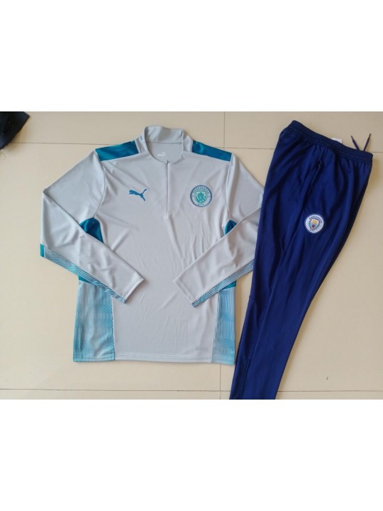 Chandal Manchester City 2021/2022 gris claro niño