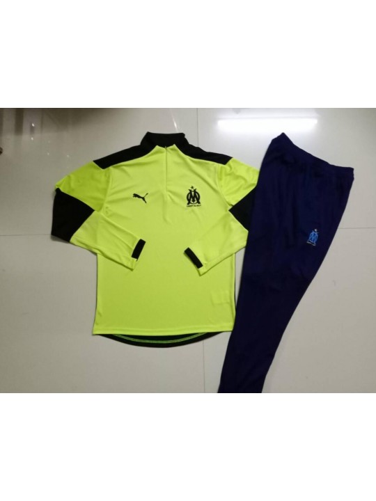 Chandal Marsella 2021/2022 Verde fluorescente niño
