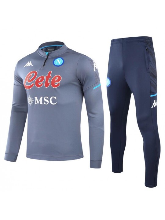 Chandal Nápoles 2021/2022 gris niño