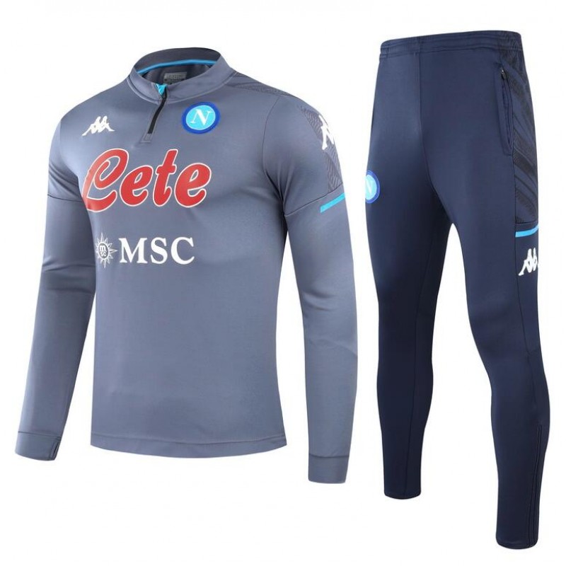 Chandal Nápoles 2021/2022 gris niño