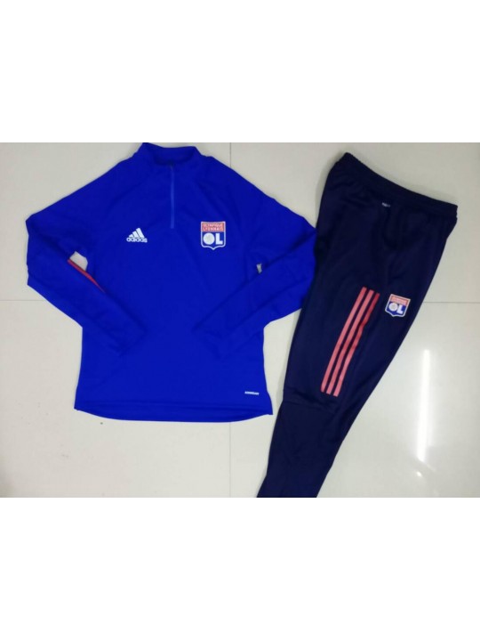 Chandal Olympique Lyonnais 2021/2022 azul marino niño