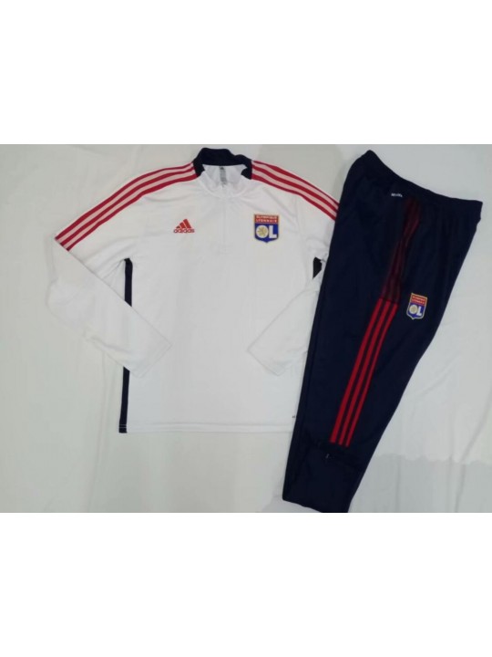 Chandal Olympique Lyonnais 2021/2022 blanco