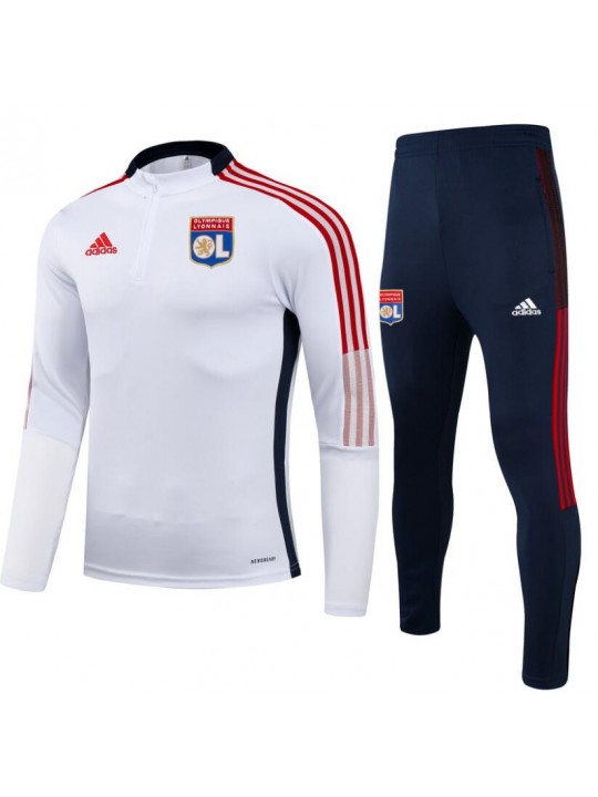 Chandal Olympique lyonnais 2021/2022 blanco niño