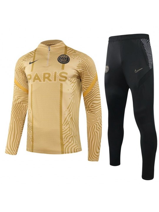 Chandal París Saint-Germain 2021/2022 Caqui niño
