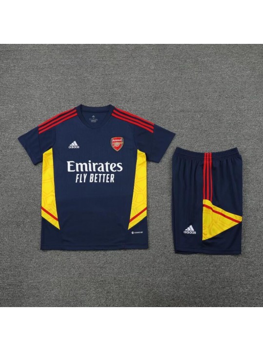 Camiseta Arsenal Training Suit Short Sleeve Kit Royal Blue 22/23