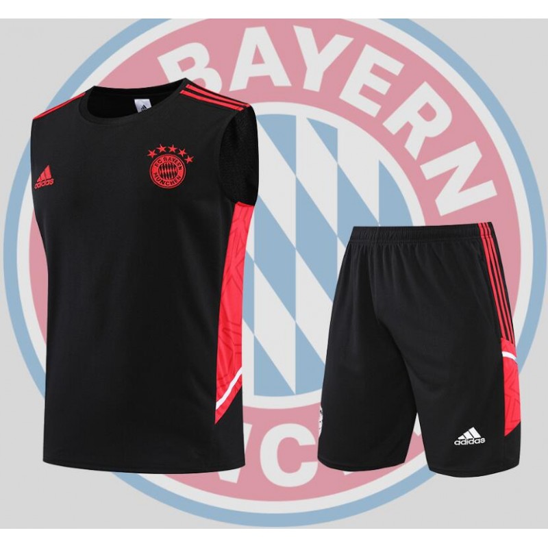 Camiseta Bayern Munich vest training suit kit black 22/23