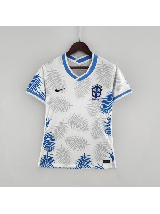 Camiseta Brasil Classic White mujer 2022