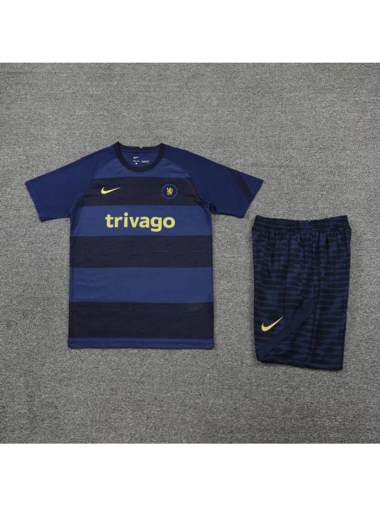 Camiseta Chelsea Training Suit Short Sleeve Kit Sapphire Blue 22/23