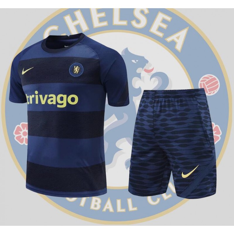 Camiseta Chelsea Training Suit Short Sleeve Kit Sapphire Blue 22/23