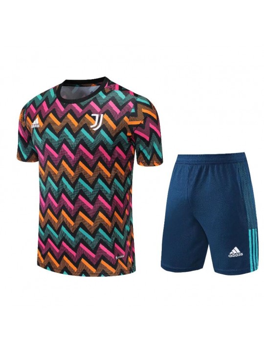 Camiseta Juventus Training Suit Short Sleeve Kit Colorful Plaid 22/23