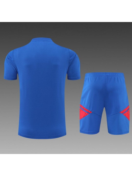 Camiseta Lyon Training Suit Short Sleeve Kit Blue 22/23