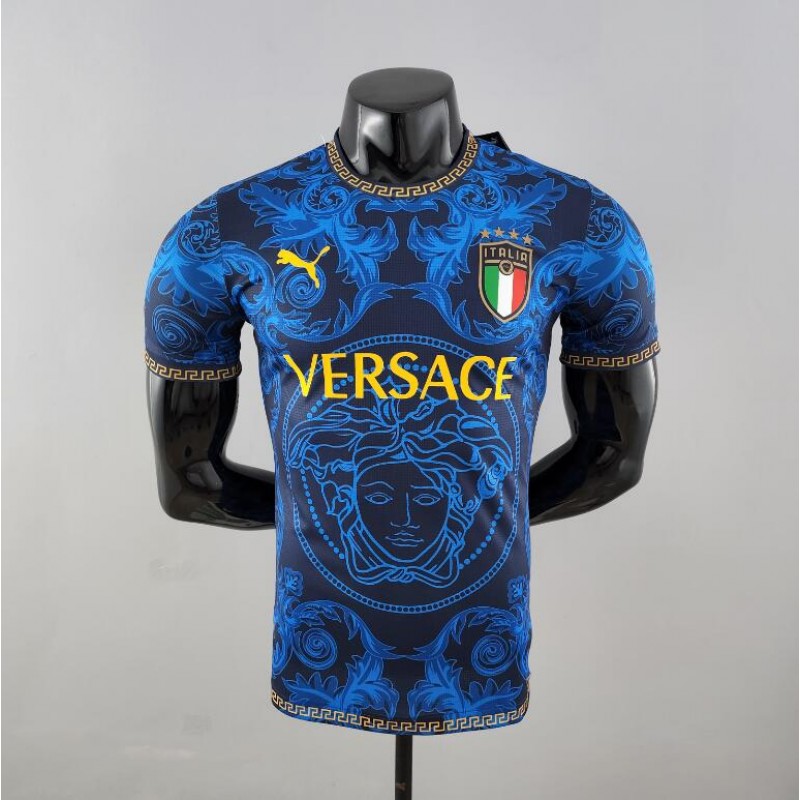 Camiseta Player Version Italy x Versace blue 2022