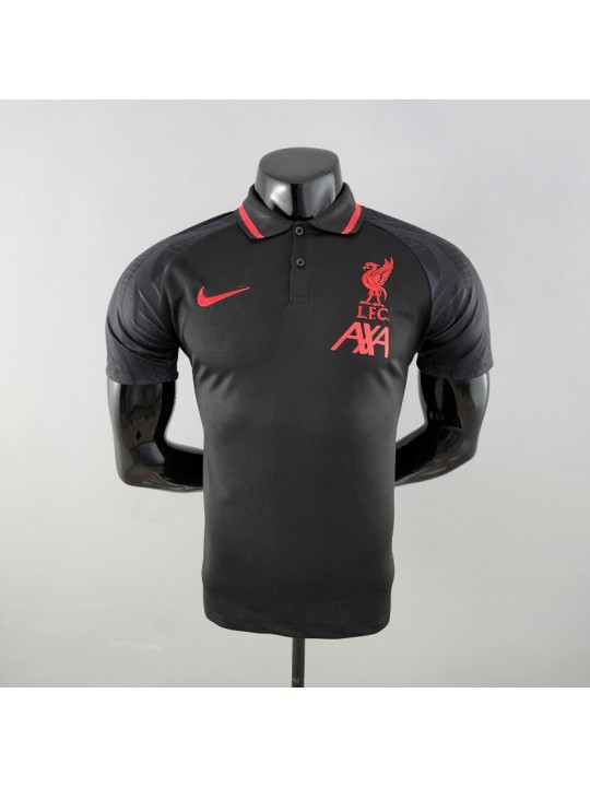 Camiseta Polo Liverpool Black 22/23