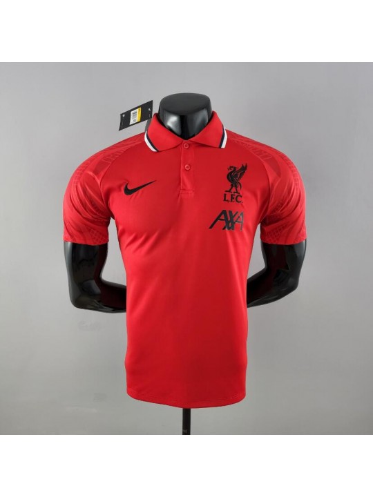Camiseta Polo Liverpool 2022 Rojo