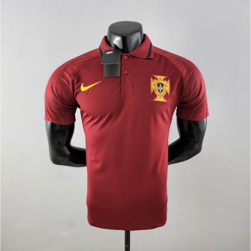 Camiseta Polo Portugal Red 2022