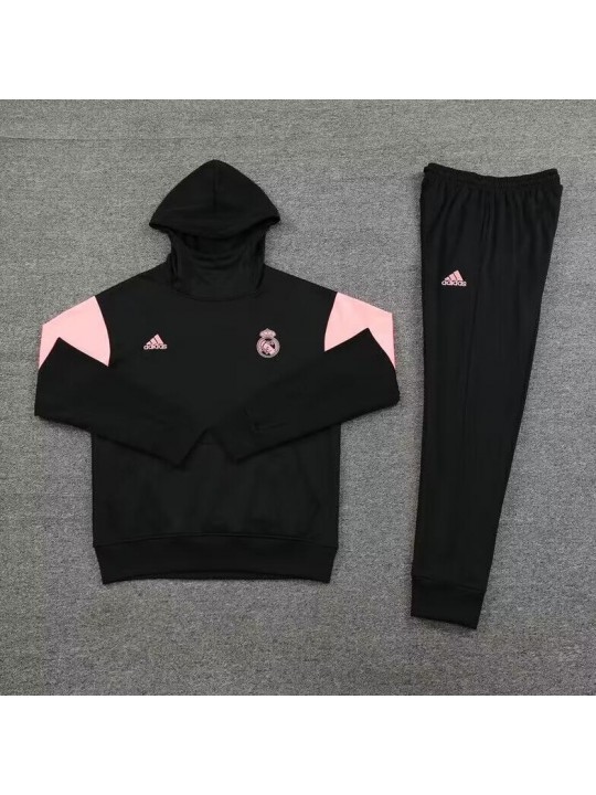 Sudadera Real Madrid Fanswear 2023-2024 Negro + Pantalones