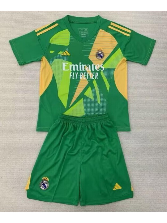 Camiseta Real Madrid Portero (Hombre/Niño) Verde 24/25