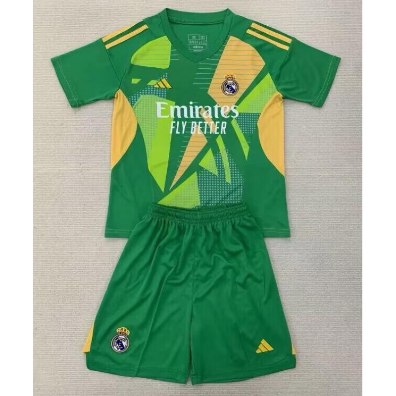 Camiseta Real Madrid Portero (Hombre/Niño) Verde 24/25