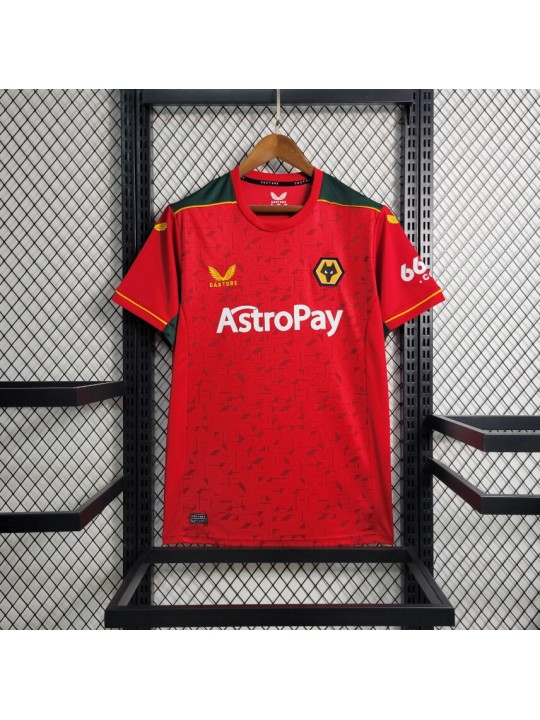 Camiseta Wolves Rojo 23/24