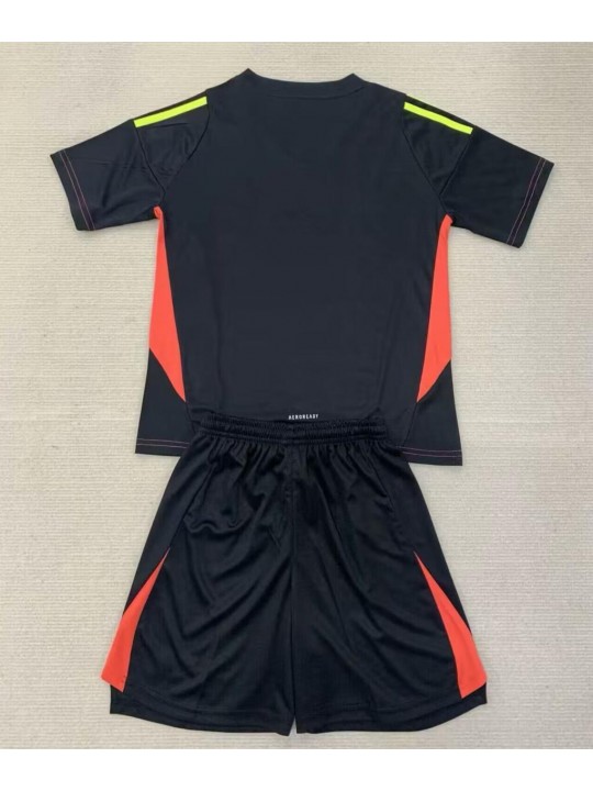 Camiseta Real Madrid Portero Negro 24/25 Niño