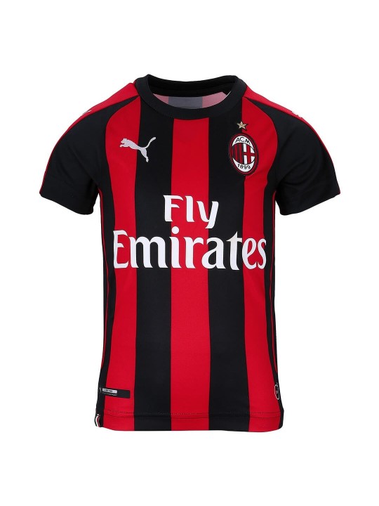 Camisetas AC MILAN MINIKIT HOME NIÑO 2018/19