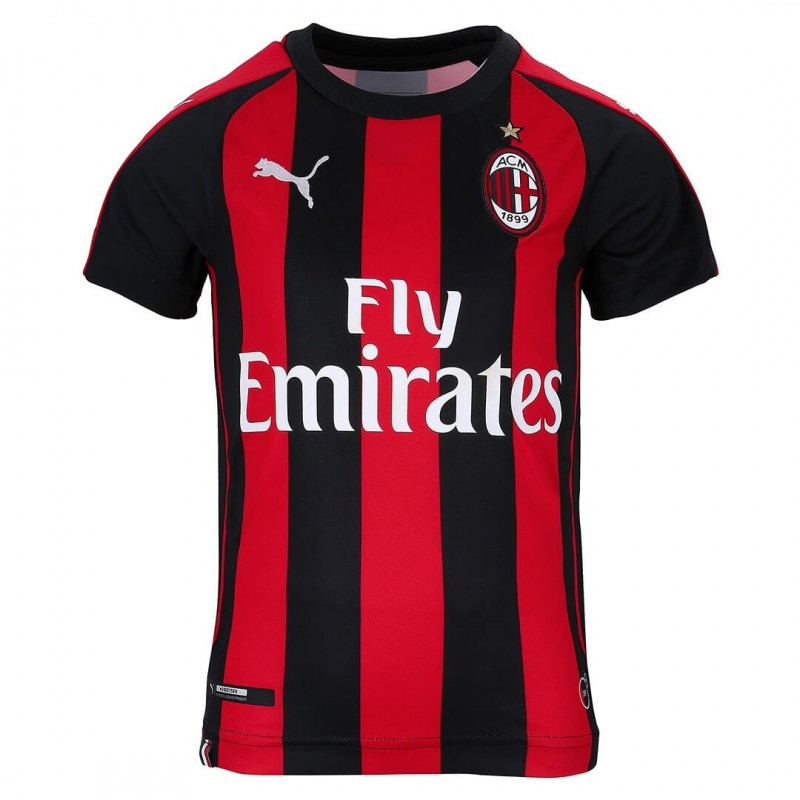 Camisetas AC MILAN MINIKIT HOME NIÑO 2018/19