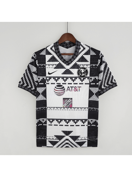 Camiseta America 22/23 Blanco negro