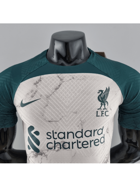 CAMISETA 22/23 LIVERPOOL EDICIÓN ESPECIAL BLANCA Y VERDE